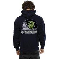 Star Wars Men's The Mandalorian He Goes Pocket Hoodie in Navy | Size: 3XL