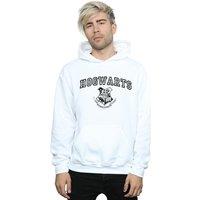 Harry Potter Men's Hogwarts Crest Hoodie in White | Size: Medium