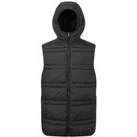 2786 Men's Latitude Hooded Body Warmer in Jet Black | Size: Small