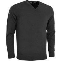 Ribbed V Neck Merino Sweater