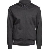 TEE JAYS Men's Full Zip Jacket in Dark Grey | Size: XL