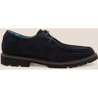 Oswin Hyde Men's Joshua suede laceup in Navy | Size: 9
