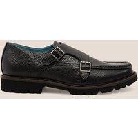 Oswin Hyde Men's Ethan Leather Loafer in Black | Size: 8