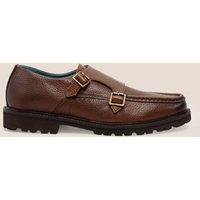 Oswin Hyde Men's Ethan Leather Loafer in Dark Brown | Size: 10