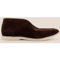 Oswin Hyde Men's Damien Suede Loafer in Brown | Size: 9