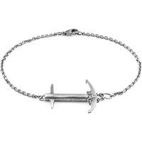ANCHOR & CREW Men's Admiral Anchor Silver Chain Bracelet | Size: 21 cm