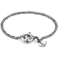 ANCHOR & CREW Men's Clyde I Anchor Silver Chain Bracelet | Size: 19 cm