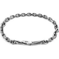 ANCHOR & CREW Men's Halyard Sail Silver Chain Bracelet | Size: 19 cm