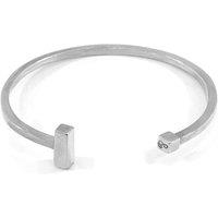 ANCHOR & CREW Men's Faris Square Midi Wayfarer Silver Bangle