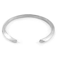 ANCHOR & CREW Men's Benson Triagonal Maxi Wayfarer Silver Bangle