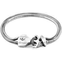 ANCHOR & CREW Men's Delta Anchor Silver Chain Bracelet | Size: 23 cm