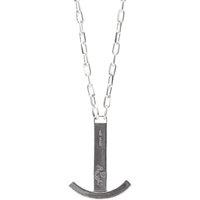 ANCHOR & CREW Men's Clipper Anchor Flotilla Silver Necklace Pendant | Size: 22 inches