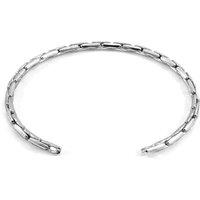 ANCHOR & CREW Men's Mizzen Sail Silver Chain Bangle | Size: 21 cm