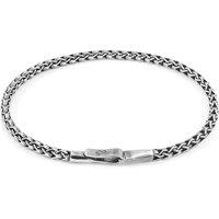 ANCHOR & CREW Men's Bowspirit Sail Silver Chain Bracelet | Size: 19 cm