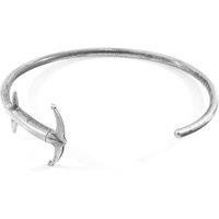 ANCHOR & CREW Men's Admiral Anchor Silver Bangle | Size: 21 cm