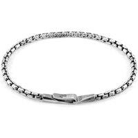 ANCHOR & CREW Men's Moonraker Sail Silver Chain Bracelet | Size: 19 cm