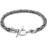 ANCHOR & CREW Men's Gennaker Skipper Silver Chain Bracelet | Size: 23 cm
