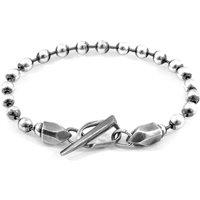 ANCHOR & CREW Men's Mainsail Skipper Silver Chain Bracelet | Size: 19 cm