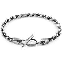 ANCHOR & CREW Men's Royal Skipper Silver Chain Bracelet | Size: 23 cm