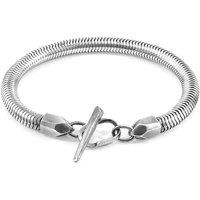 ANCHOR & CREW Men's Gallant Skipper Silver Chain Bracelet | Size: 19 cm