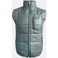 Masson & Green Men's Recycled Padded Gilet in Khaki | Size: Medium