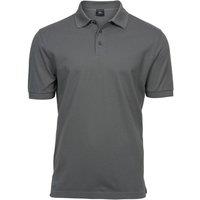 TEE JAYS Men's Luxury Stretch Short Sleeve Polo Shirt in Dark Olive | Size: 2XL