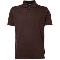 TEE JAYS Men's Luxury Stretch Short Sleeve Polo Shirt in Chocolate | Size: 3XL