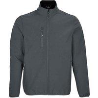 SOL'S Men's Falcon Soft Shell Jacket in Charcoal | Size: Small