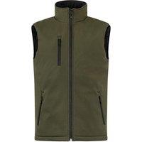 Clique Men's Softshell Padded Gilet in Green | Size: Small