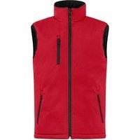 Clique Men's Softshell Padded Gilet in Red | Size: 3XL