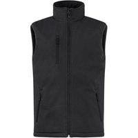 Clique Men's Softshell Padded Gilet in Black | Size: 3XL