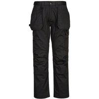 Portwest Men's WX2 Cargo Trousers in Black | Size: 44R