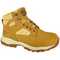 Grafters Men's Action Nubuck Safety Boots in Pale Orange | Size: 12