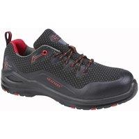 Grafters Men's Two Tone Safety Shoes in Black | Size: 10