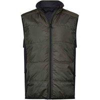 TEE JAYS Men's Stretch Hybrid Body Warmer in Dark Green | Size: 3XL
