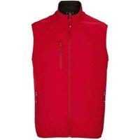 SOL'S Men's Falcon Softshell Body Warmer in Wine | Size: 4XL