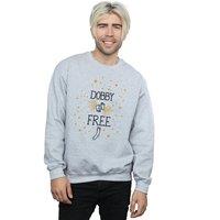 Harry Potter Men's Dobby Is Free Sweatshirt in Grey | Size: 2XL