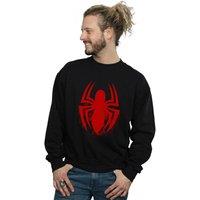 Spider-Man Men's Emblem Logo Sweatshirt in Black | Size: Small