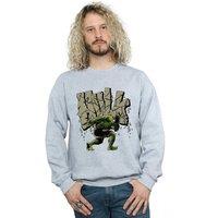 Hulk Men's Rock Sweatshirt in Grey | Size: 2XL