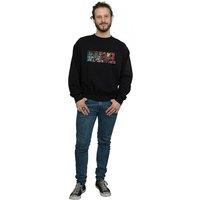 Marvel Comics Men's Infill Logo Sweatshirt in Black | Size: 2XL