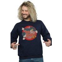 Tom & Jerry Men's Classic Catch Sweatshirt in Navy | Size: Small