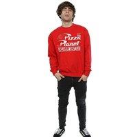 Toy Story Men's Pizza Planet Logo Sweatshirt in Red | Size: 3XL