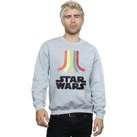 Star Wars Men's Rainbow Sweatshirt in Grey | Size: XL