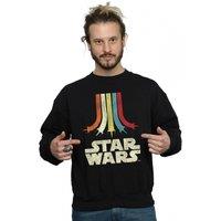 Star Wars Men's Rainbow Sweatshirt in Black | Size: Medium