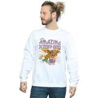 Scooby Doo Men's The Amazing Scooby Sweatshirt in White | Size: Large
