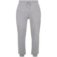 Build Your Brand Men's Basic Jogging Bottoms in Grey | Size: 4XL