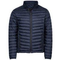 TEE JAYS Men's Padded Zepelin Jacket in Mid Navy | Size: 2XL