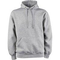 TEE JAYS Men's Hooded Cotton Blend Sweatshirt in Grey | Size: Large