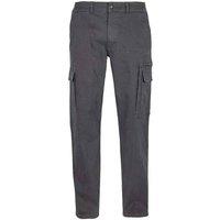SOL'S Men's Docker Stretch Cargo Trousers in Dark Grey | Size: 40R