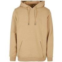 Build Your Brand Men's Ultra Heavyweight Regular Hoodie in Light Beige | Size: 5XL